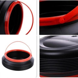 Generic Foldable 4 Litres Car Trash Can Storage Organiser (Color: Assorted)