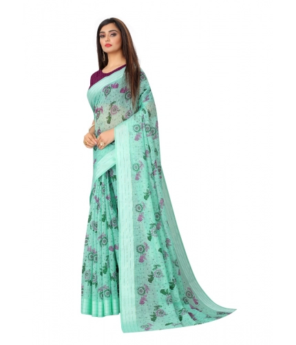 Generic Women's Cotton Saree (Cgreen,5-6Mtrs) Generic Women's Cotton Saree (Cgreen,5-6Mtrs)