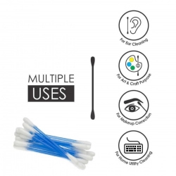 Generic Pack Of_10 Soft And Gentle Cotton Buds (Color: Assorted) Generic Pack Of_10 Soft And Gentle Cotton Buds (Color: Assorted)