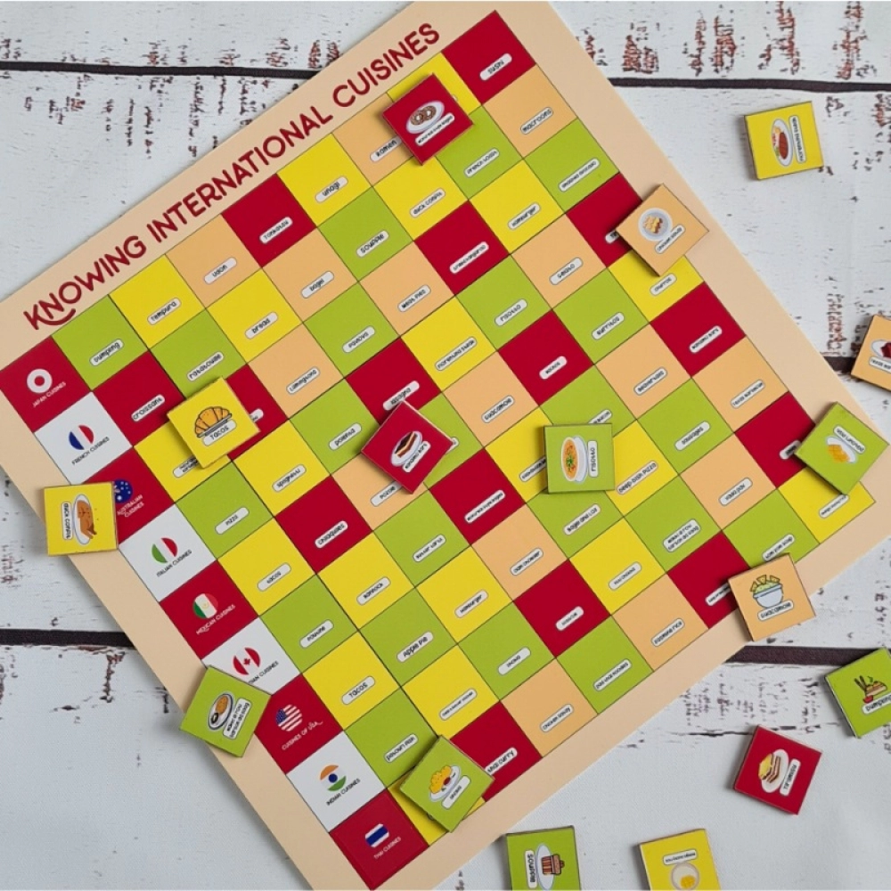 Know International Cuisines (12X12 Inches)