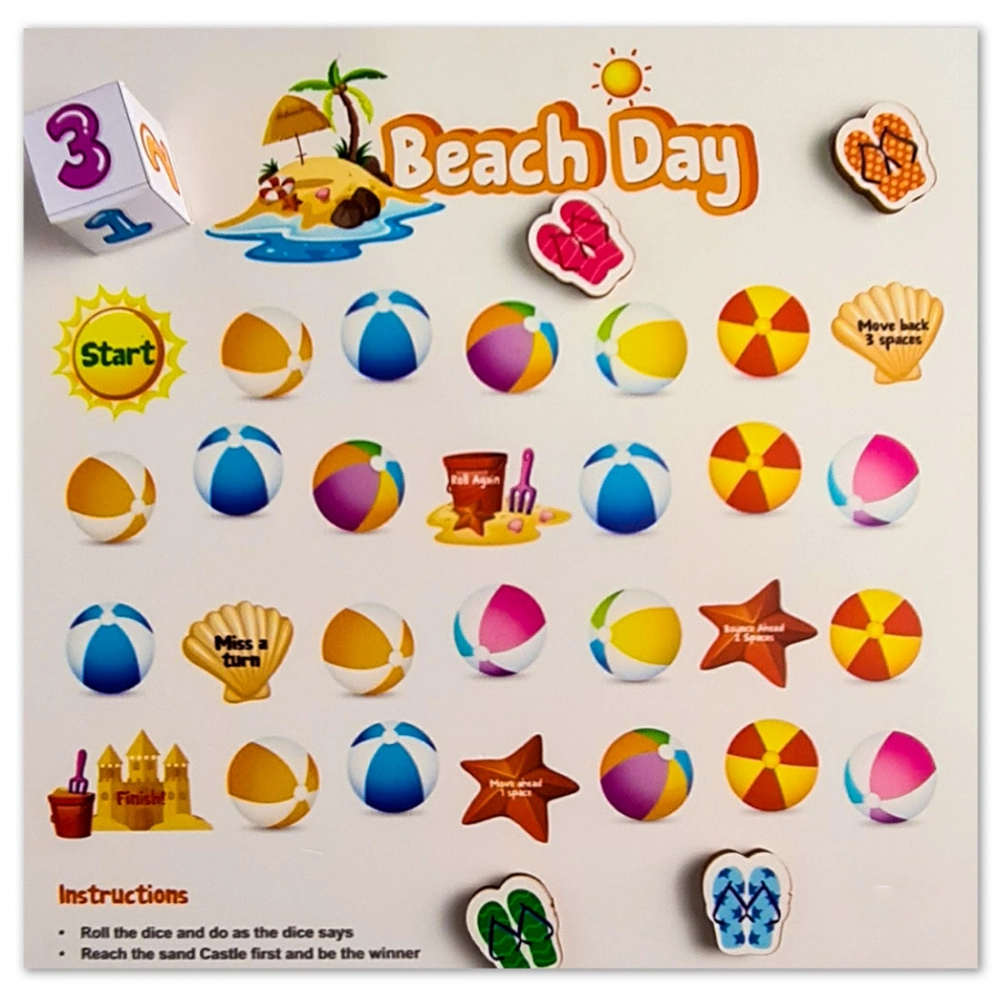 Beach Game (10X10 Inches)