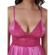 Women's Satin Babydoll Slip Sleeve Less(Color: Pink, Neck Type: V Neck) Women's Satin Babydoll Slip Sleeve Less(Color: Pink, Neck Type: V Neck)