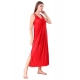 Women's Satin 2 PCs Set of Nighty And Wrap Gown with Half Sleeve(Color: Red, Neck Type: V Neck) Women's Satin 2 PCs Set of Nighty And Wrap Gown with Half Sleeve(Color: Red, Neck Type: V Neck)