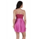 Women's Satin Babydoll Slip Sleeve Less(Color: Pink, Neck Type: V Neck) Women's Satin Babydoll Slip Sleeve Less(Color: Pink, Neck Type: V Neck)