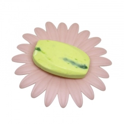 Generic Pack Of 2_Flower Shape Soap Holder Dish for Home and Hotel Bathroom (Color: Assorted)