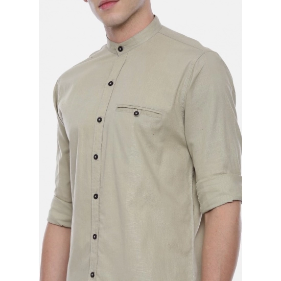 Generic Men's Cotton Slim Fit Casual Shirt (Material: Cotton, (Color:Grey) Generic Men's Cotton Slim Fit Casual Shirt (Material: Cotton, (Color:Grey)