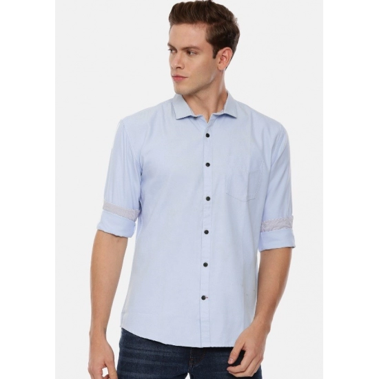 Generic Men's Cotton Slim Fit Casual Shirt (Material: Cotton, (Color:Blue) Generic Men's Cotton Slim Fit Casual Shirt (Material: Cotton, (Color:Blue)
