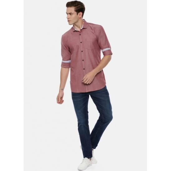 Generic Men's Cotton Slim Fit Casual Shirt (Material: Cotton, (Color:Red) Generic Men's Cotton Slim Fit Casual Shirt (Material: Cotton, (Color:Red)