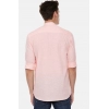 Generic Men's Cotton Slim Fit Casual Shirt (Material: Cotton, (Color:Pink)