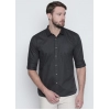 Generic Men's Cotton Slim Fit Casual Shirt (Material: Cotton, (Color:Grey)
