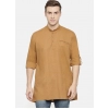 Generic Men's Cotton Men Casual Orange Kurta Shirt (Material: Cotton, (Color:Orange)
