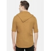 Generic Men's Cotton Casual Short Cross Kurta Shirt (Material: Cotton, (Color:Cream)