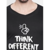 Generic Men's Cotton Slim Fit Full Sleeve T-Shirt (Material: Cotton, (Color:Black)