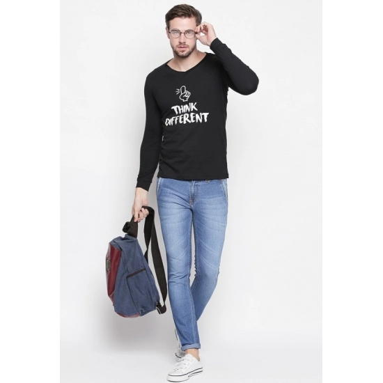 Generic Men's Cotton Slim Fit Full Sleeve T-Shirt (Material: Cotton, (Color:Black) Generic Men's Cotton Slim Fit Full Sleeve T-Shirt (Material: Cotton, (Color:Black)