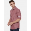 Generic Men's Cotton Slim Fit Casual Shirt (Material: Cotton, (Color:Red)