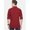 Generic Men's Cotton Casual Shirt (Material: Cotton, (Color:Maroon)