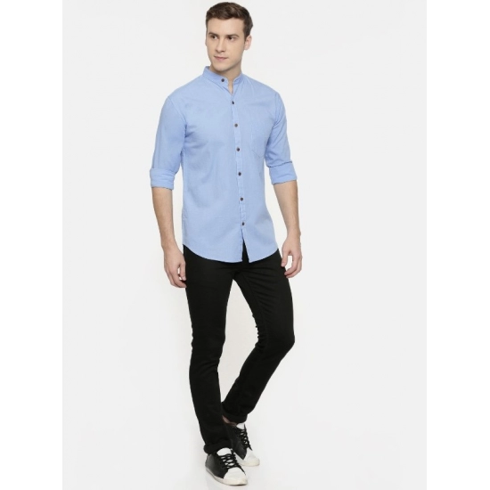 Generic Men's Cotton Casual Shirt (Material: Cotton, (Color:Light Blue) Generic Men's Cotton Casual Shirt (Material: Cotton, (Color:Light Blue)