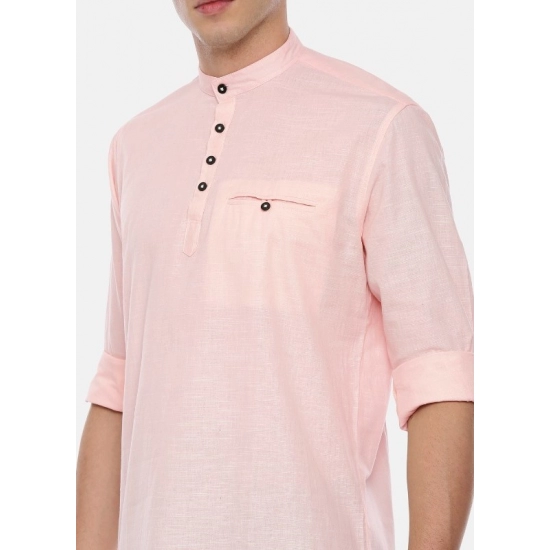 Generic Men's Cotton Slim Fit Casual Shirt (Material: Cotton, (Color:Pink) Generic Men's Cotton Slim Fit Casual Shirt (Material: Cotton, (Color:Pink)