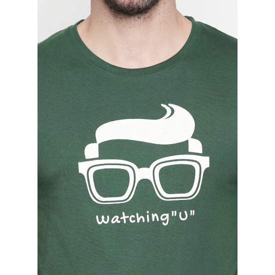 Generic Men's Cotton Slim Fit Half Sleeve T-Shirt (Material: Cotton, (Color:Green) Generic Men's Cotton Slim Fit Half Sleeve T-Shirt (Material: Cotton, (Color:Green)
