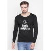 Generic Men's Cotton Slim Fit Full Sleeve T-Shirt (Material: Cotton, (Color:Black)
