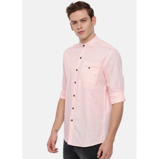 Generic Men's Cotton Slim Fit Casual Shirt (Material: Cotton, (Color:Pink) Generic Men's Cotton Slim Fit Casual Shirt (Material: Cotton, (Color:Pink)