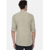 Generic Men's Cotton Slim Fit Casual Shirt (Material: Cotton, (Color:Grey)