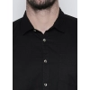 Generic Men's Cotton Slim Fit Casual Shirt (Material: Cotton, (Color:Black)