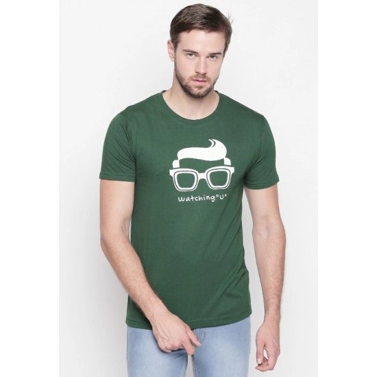 Generic Men's Cotton Slim Fit Half Sleeve T-Shirt (Material: Cotton, (Color:Green) Generic Men's Cotton Slim Fit Half Sleeve T-Shirt (Material: Cotton, (Color:Green)