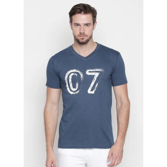 Generic Men's Cotton Slim Fit Half Sleeve T-Shirt (Material: Cotton, (Color:Blue) Generic Men's Cotton Slim Fit Half Sleeve T-Shirt (Material: Cotton, (Color:Blue)