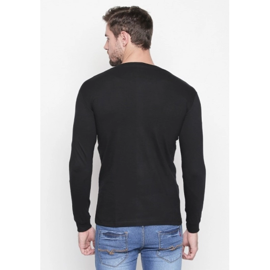 Generic Men's Cotton Slim Fit Full Sleeve T-Shirt (Material: Cotton, (Color:Black) Generic Men's Cotton Slim Fit Full Sleeve T-Shirt (Material: Cotton, (Color:Black)