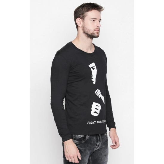 Generic Men's Cotton Slim Fit Full Sleeve T-Shirt (Material: Cotton, (Color:Black) Generic Men's Cotton Slim Fit Full Sleeve T-Shirt (Material: Cotton, (Color:Black)