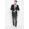 Generic Men's Cotton Slim Fit Full Sleeve T-Shirt (Material: Cotton, (Color:Black)