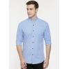 Generic Men's Cotton Casual Shirt (Material: Cotton, (Color:Light Blue)
