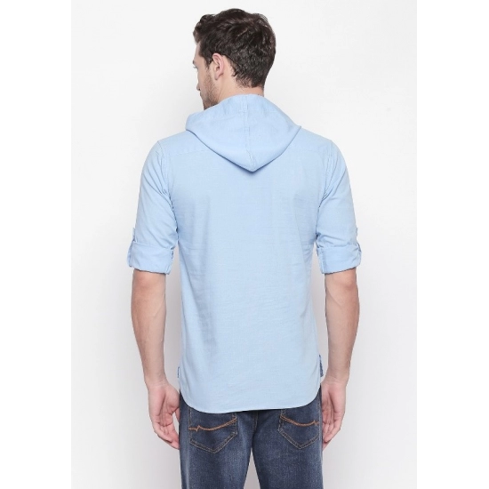 Generic Men's Cotton Casual Short Cross Kurta Shirt (Material: Cotton, (Color:Light Blue) Generic Men's Cotton Casual Short Cross Kurta Shirt (Material: Cotton, (Color:Light Blue)