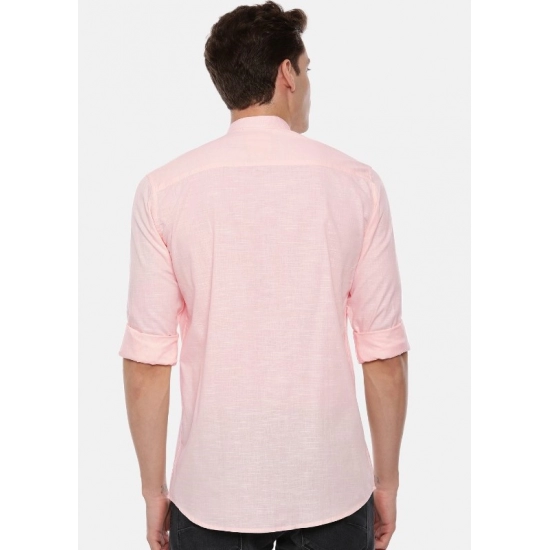 Generic Men's Cotton Slim Fit Casual Shirt (Material: Cotton, (Color:Pink) Generic Men's Cotton Slim Fit Casual Shirt (Material: Cotton, (Color:Pink)