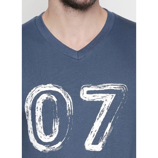 Generic Men's Cotton Slim Fit Half Sleeve T-Shirt (Material: Cotton, (Color:Blue) Generic Men's Cotton Slim Fit Half Sleeve T-Shirt (Material: Cotton, (Color:Blue)