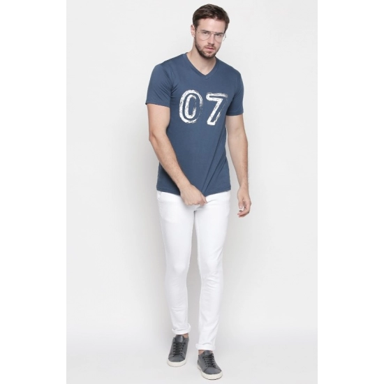 Generic Men's Cotton Slim Fit Half Sleeve T-Shirt (Material: Cotton, (Color:Blue) Generic Men's Cotton Slim Fit Half Sleeve T-Shirt (Material: Cotton, (Color:Blue)