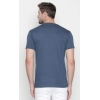 Generic Men's Cotton Slim Fit Half Sleeve T-Shirt (Material: Cotton, (Color:Blue)