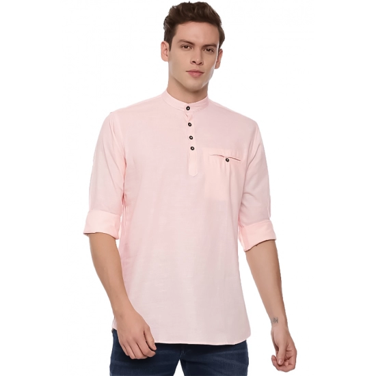 Generic Men's Cotton Slim Fit Casual Shirt (Material: Cotton, (Color:Pink) Generic Men's Cotton Slim Fit Casual Shirt (Material: Cotton, (Color:Pink)