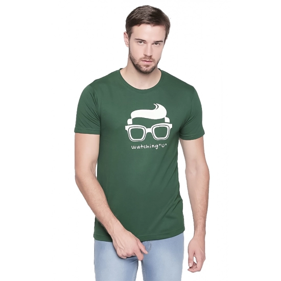 Generic Men's Cotton Slim Fit Half Sleeve T-Shirt (Material: Cotton, (Color:Green) Generic Men's Cotton Slim Fit Half Sleeve T-Shirt (Material: Cotton, (Color:Green)
