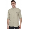 Generic Men's Cotton Slim Fit Casual Shirt (Material: Cotton, (Color:Grey)