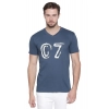 Generic Men's Cotton Slim Fit Half Sleeve T-Shirt (Material: Cotton, (Color:Blue)