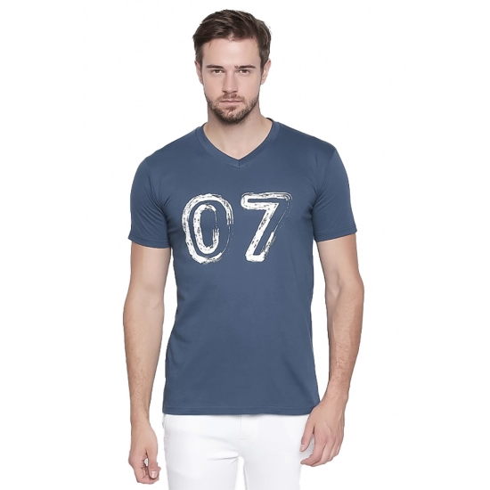 Generic Men's Cotton Slim Fit Half Sleeve T-Shirt (Material: Cotton, (Color:Blue) Generic Men's Cotton Slim Fit Half Sleeve T-Shirt (Material: Cotton, (Color:Blue)
