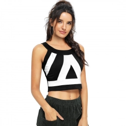 Generic Women's 95% Polyester 5% Spandex Western Wear Tops (White)