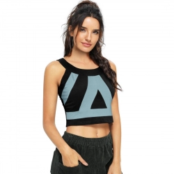 Generic Women's 95% Polyester 5% Spandex Western Wear Tops (Pista)