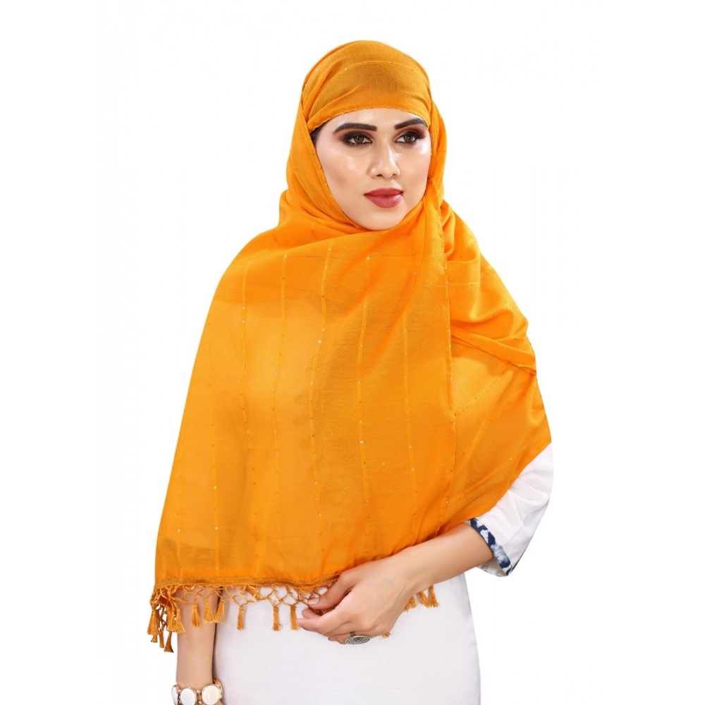 Generic Women's Cotton Silk Strips Printed Dupatta (Musterd Yellow, Length:2-2.4 mtr) Generic Women's Cotton Silk Strips Printed Dupatta (Musterd Yellow, Length:2-2.4 mtr)