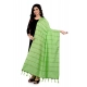 Generic Women's Cotton Jari Woven Work Dupatta (Parrot Green, Length:2-2.4 mtr) Generic Women's Cotton Jari Woven Work Dupatta (Parrot Green, Length:2-2.4 mtr)