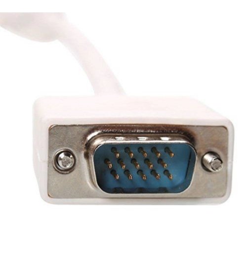 Generic VGA Cable Male to Male 1.5 Yards Supports PC, Monitor, TV, LCD_LED, Plasma, Projector, TFT (White)