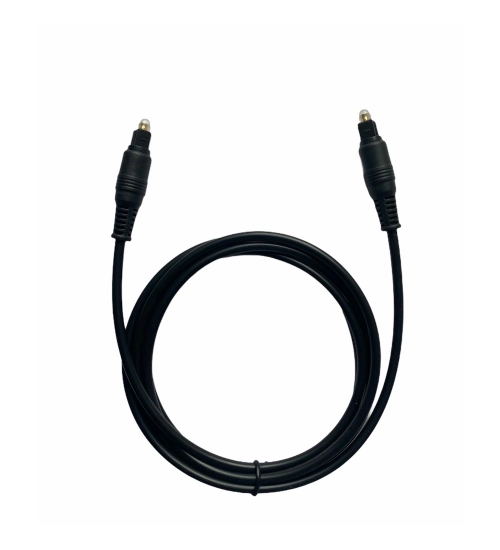Generic Supreme Quality Digital Optic Fibre Cable 1.5 Yards, Transmission Bandwidth up to 250Mb_s (Black)