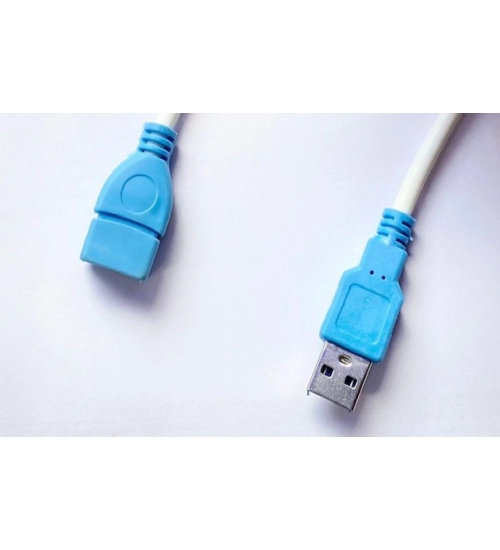 Generic USB Male to Female Extension Cable 3 Yards Supports LCD, LED, TV USB Ports Connects Printer, PC, External Hard Drive (White)